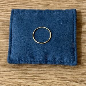 Delicate Thin Gold Band Ring